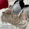 Ropa interior térmica cepillada sin costuras para mujer, Push-Up para pecho pequeño, Otoño e Invierno, Recogida lateral del pecho, Anticaída, Levantamiento, Soporte suave, Sujetador realzador