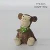 Novidades Zakka: Ornamento de Sapo Observador de Estrelas em Resina, Decoração para Vaso de Suculentas