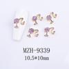 Joyas para uñas 3D, accesorios tridimensionales para uñas, aleación de diamantes, cabeza de belleza, decoraciones para niñas, venta al por mayor, taladro para uñas, joyería