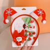 Decoraciones navideñas 2024 traje festivo adulto niños regalo de Navidad sombrero diadema transfronterizo fábrica venta al por mayor