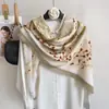 Bufanda Grande de Algodón y Lino Imitación Estilo Étnico para Primavera y Otoño, Bufanda para el Cuello, Chal, Bufanda de Viaje para Protección Solar, Bufanda de Seda para Aire Acondicionado