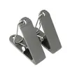 Clip de aleación de aluminio Clip de acero inoxidable engrosado Protector solar Clip a prueba de viento Pinza para ropa multifuncional Pinza para ropa Pinza para ropa interior