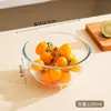Tigela de vidro espesso resistente ao calor, tigela para misturar 2,7L apta para micro-ondas, tigela para bater ovos, tigela para misturar recheio, tigela para salada de frutas, grau alimentício