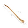 Celebridad de Internet Acero Inoxidable 304 Cuchara con Popote de Doble Propósito Cuchara Mezcladora para Té de Leche Café Cuchara para Mate Popote Removible con Filtro
