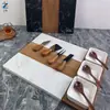 Tabla de quesos con cajón de venta caliente transfronteriza, Tabla de cortar de bambú, Tabla de cortar de queso de leche para el hogar de fábrica lista para usar