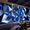 Fundo Decorativo de Parede para KTV Tema Caixa de Papel de Parede Decorativo Bar Salão de E-Sports Papel de Parede de Lan House Revestimento de Parede Céu Estrelado Estéreo