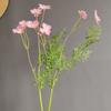 Pequeña flor de gesang de una sola rama simulada, cosmos, pastoral, para casa, modelo, habitación, hotel, accesorios de fotografía, flores artificiales decorativas