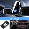 Soporte de Carga Inalámbrica para Teléfono Móvil y Soporte para Teléfono Móvil de Apertura y Cierre Eléctrico con Sensor Infrarrojo Dedicado para Audi A6L y Otros Coches