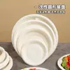 Platos Desechables, Platos Cuadrados Biodegradables de Almidón de Maíz, Grado Alimenticio, para Uso en Casa, Restaurantes de Comida Rápida, Venta al por Mayor y Personalización