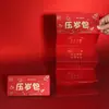 Ranura Creativa Plegable para Tarjetas Sobres Rojos para Ceremonias de Mayoría de Edad, los Mejores Sobres Rojos para Hijos e Hijas, Saludos de Año Nuevo, Dinero de la Suerte para el Año del Caballo
