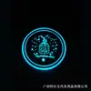 Posavasos de agua luminosos de venta caliente transfronterizos nuevo coche certificación CE FCC faro de coche posavasos de agua luminosos de colores