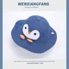 Bonito y Adorable Sombrero de Pescador de Mezclilla de Pingüino para Mujer, Primavera y Verano, Circunferencia de Cabeza Grande, Ala Ancha, Protección Solar para Exteriores, Sombrero para Senderismo