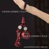 Chaveiro Corrente da Torre Wenchang de Pinheiro Cipreste e Caneta Wenchang, Pingente de Mochila Escolar de Madeira de Nove Camadas para Estudantes, Ornamento de Madeira