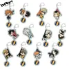 Llavero de Acrílico de Voleibol Hecho por Fans Junior Dibujo Animado Anime Periférico Lindo Colgante Accesorio