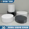 Cabine Redonda Pintada de Branco Base de Enfeite de Urso Suporte de Exibição Modelo Vivo Plataforma de Vestido de Noiva Mesa Redonda