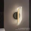 Lámpara de pared recargable de acrílico, lámpara de noche de hotel, lámpara de dormitorio, lámpara de pasillo, lámpara con frente de espejo de cristal, lámpara de pared LED sin cables