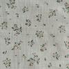 Tela de Crepé de Algodón Estampado de Algodón de Bambú con Frescos Patrones Florales Pequeños en Stock para Camisas de Ropa Infantil