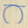 Pulsera semiacabada DIY y cordón de nudo tejido a mano con cuentas y cierre de seguridad, cordón rojo para el año del zodiaco, en stock