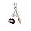 Accesorios Lindos de Niña con Temática Oceánica Colgante de Concha Natural Llavero Colgante para Bolso Estilo Ins Colgante de Estrella de Mar Cadena para Teléfono