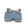 (Solo Ropa de Bebé) Primera, Segunda y Tercera Generación 17cm Labubu Tendencia de Moda Universal Camiseta Versátil Pantalones Cortos Ropa de Bebé