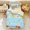 Jardín de Infancia Clase A Juego de Tres Piezas para la Siesta de Algodón Puro Juego de Ropa de Cama Infantil de Dibujos Animados Juego de Seis o Siete Piezas de Algodón Puro con Relleno de Almohada