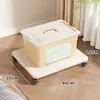 Base de Caja de Almacenamiento Movible Soporte Multifuncional Bandeja Organizador Tablero de Almacenamiento con Ruedas de Pie Estante de Almacenamiento Doméstico