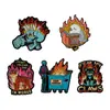 Broche Serie Llama Nueva Transfronteriza Forma Creativa de Gato Dibujo Animado Tigre Paloma Calavera Insignia Estilo Punk