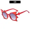 Ins gafas de sol de murciélago de moda personalizadas gafas de sol para disfraz de Halloween gafas de sol oscuras transfronterizas europeas y americanas