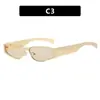 Gafas de Sol Metálicas de Marco Delgado Kedun 2025 Nuevas Gafas de Hip-Hop Estilo Celebridad de Internet Gafas Personalizadas Estilo Callejero