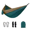 Rede para Camping ao Ar Livre, Venda Quente na Amazon Transfronteiriça, Rede de Tecido de Paraquedas Colorida Individual ou Dupla, Atacado