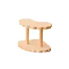 Soporte de exhibición de madera para figuras y juguetes, estante de almacenamiento de varios niveles para suculentas y plantas verdes, organizador para cosméticos y perfumes