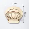 Kit de Materiales de Rodaja de Madera para Imán de Refrigerador DIY para Diseños Tallados Hechos a Mano con Estilo de Apertura de Ventana, Decoración Cultural Creativa de Regalo