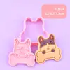 Molde para Estampar Galletas DIY Serie Perros Mascotas con Diseño Realista de Prensa 3D, Imprescindible para la Interacción Padres e Hijos