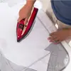Alfombrilla de planchar personalizada Cubierta plegable para tabla de planchar Alfombrilla de planchar resistente a altas temperaturas Acolchado de rombos Cubierta de planchar portátil