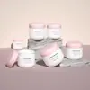 Venda Direta da Fábrica Pote Plástico Cosmético Boca Larga Pote para Creme Facial Personalizado Pet Cúpula Pote para Removedor de Maquiagem Pote para Subembalagem de Máscara Facial