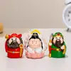 Doce Signos del Zodiaco Dibujos Animados Buda Muñeco de Resina Adornos Zhong Kui Escritorio Estación de Trabajo Hada Decoración Adornos