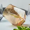 Vaso de Vidrio Transparente de Colores Resistente al Calor, Alto Valor Estético para Uso en el Hogar, Adecuado para Jugos y Bebidas, Vaso para Beber Resistente a Altas Temperaturas