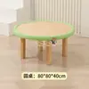Armário Combinado de Armazenamento com Embalagem Macia de Madeira Maciça para Crianças do Jardim de Infância, Armário de Auxílio Didático Montessori, Armário com Quadro de Desenho Canto de Área Anticolisão para Bebês