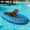 Fabricante Spot Pvc Inflable Mascota Fila Flotante con Cubierta de Tela Cama Flotante Piscina Natación Colchoneta Flotante Mascota Inflable Fila Flotante