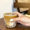 Vaso creativo apilado estilo ins para sala de estar en casa, cafetería, vaso de café con leche y batido de aspecto elegante