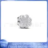 Pandora Cobre Blanco Plata Chapada S925 Nuevo Color Dorado Forma de Corazón Pequeños Accesorios Cuentas Piezas para Joyería DIY Transfronterizo