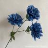 3 cabeças hibisco peônia mancha atacado decoração de casamento salão de casamento fileira de flores flor falsa arranjo de flores decoração para casa adereços