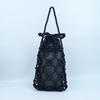 Bolsa de contas pequena de estilo ocidental elegante transfronteiriça saco de cor sólida bolsa oca bolsa feminina japonesa e coreana bolsa artesanal saco de passageiros