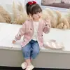 Cárdigan de Punto para Niña Otoño e Invierno Estilo Nuevo Pequeño y Mediano Estilo Bebé Suéter Cardigan Top Chaqueta
