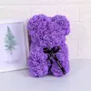 Oso de Rosa Inmortal para el Día de San Valentín para Novia 25cm Oso de Espuma Caja de Regalo Regalo de Navidad Oso para Abrazar