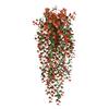 Pendurador de Parede de Vime Artificial Transfronteiriço Eucalipto Plantas Verdes Simuladas Casa Exterior Flores Decorativas Plantas Penduradas Falsas Vinhas