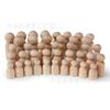 Estilo Pastoral Marionetas de Madera para Hombres y Mujeres Adornos DIY en Color Madera Natural, Figuras de Madera Familiares para Pintura con Graffiti Infantil Hechas a Mano