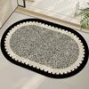 Alfombrillas Absorbentes Personalizadas para Suelo de Baño, Alfombrillas Antideslizantes para Baño, Felpudos de Barro Diatomeas para Puerta de WC, Alfombras de Baño para Lavabo