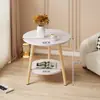 Mesa de centro redonda pequena mesa de café sala de estar simples casa mesa lateral de sofá quarto mesa de cabeceira mesa de varanda mini minimalista criativa