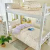 Modelo Nuevo 2026 Temporada Estudiantil Conjunto de Tres Piezas de Algodón Puro para Dormitorio Estudiantil Camas Litera